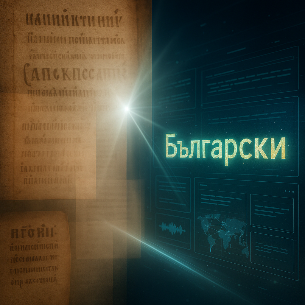 Дигитално съхранение на българския